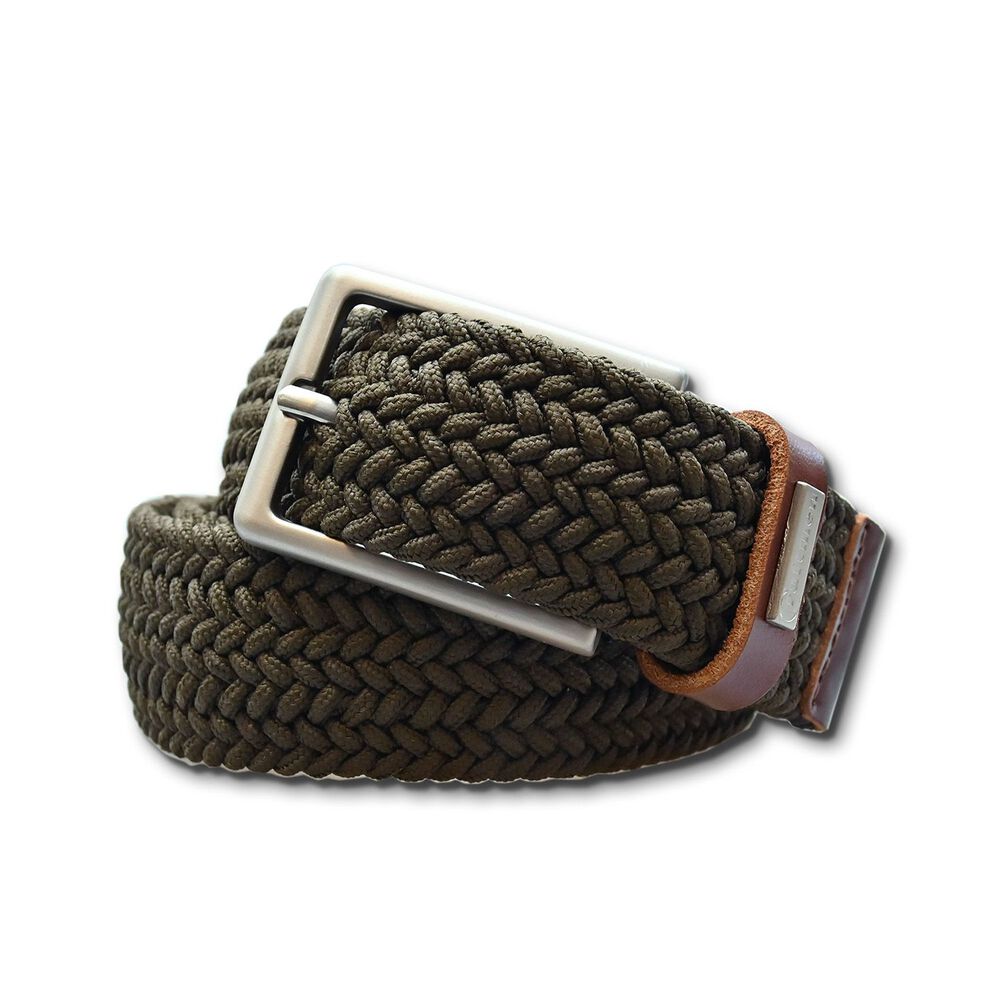 Cinturón Hombre Craftmen Trenzado Verde image number 0.0