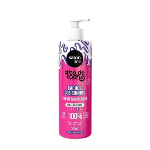 Crema Modeladora Cachos Dos Sonhos Fix Forte 500 Ml Salon Line