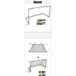 Arco De F&uacute;tbol 183x91cm Con Bolso De Transporte Lubabycas