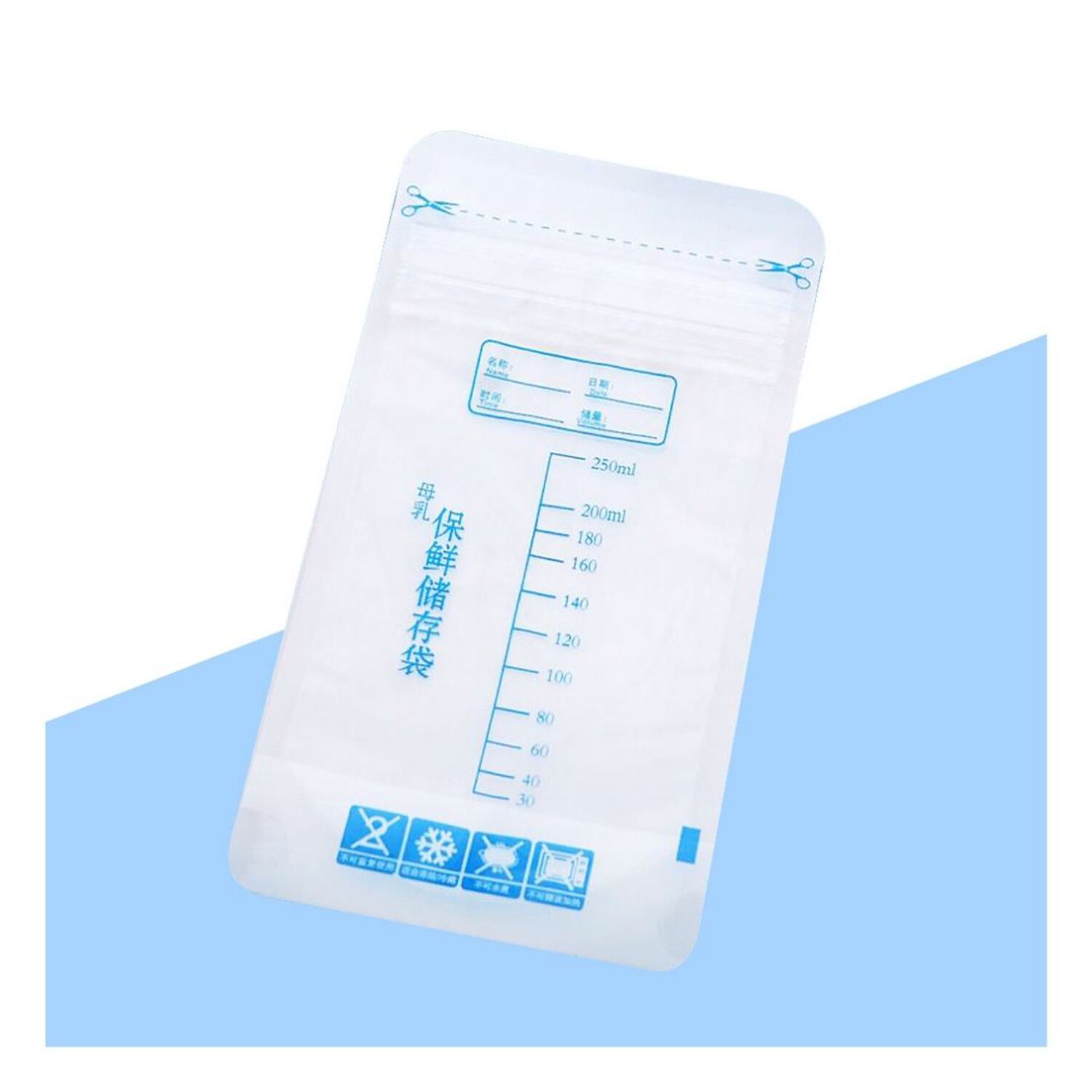 Bolsa Recolectora Leche Materna 250 Ml 30 Bolsas Jump Kids image number 1.0