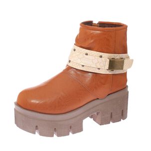 Bot&iacute;n Kaki V&iacute;a Franca Art. 5sg2035crocokaki