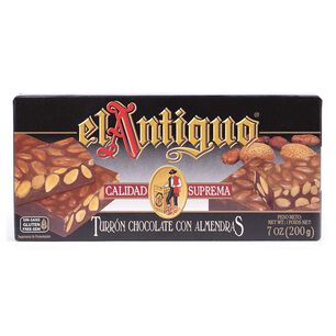 Turr&oacute;n Chocolate Con Almendras Tostada El Antiguo 1 X 200 Gr