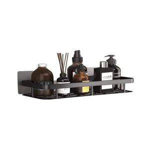 Repisa Organizador Ba&ntilde;o Ducha Adhesivo Acero Inoxidable Negro