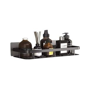 Repisa Organizador Ba&ntilde;o Ducha Adhesivo Acero Inoxidable Negro