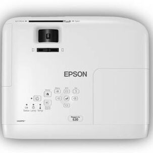 Epson Powerlite E20, Proyector Para Salas De Clases, 3lcd, Xga, 3400 Lúmenes (blanco Y Color) (v11h981020).