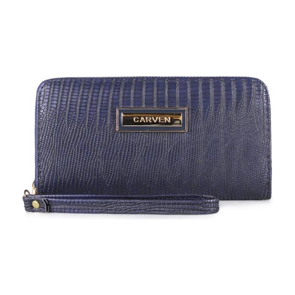 Billetera De Mujer Fresia Azul Carven image number 0.0