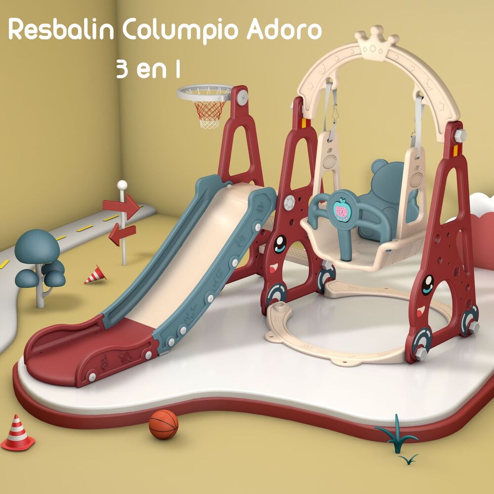 Resbalín Columpio 3 En 1 Lubabycas Amarillo image number 1.0