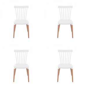Silla Windsor Blanca 4 Unidades