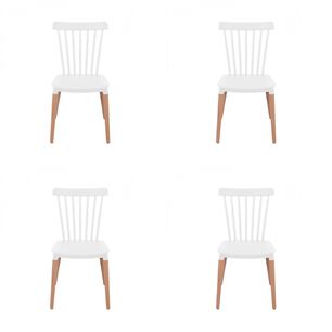 Silla Windsor Blanca 4 Unidades