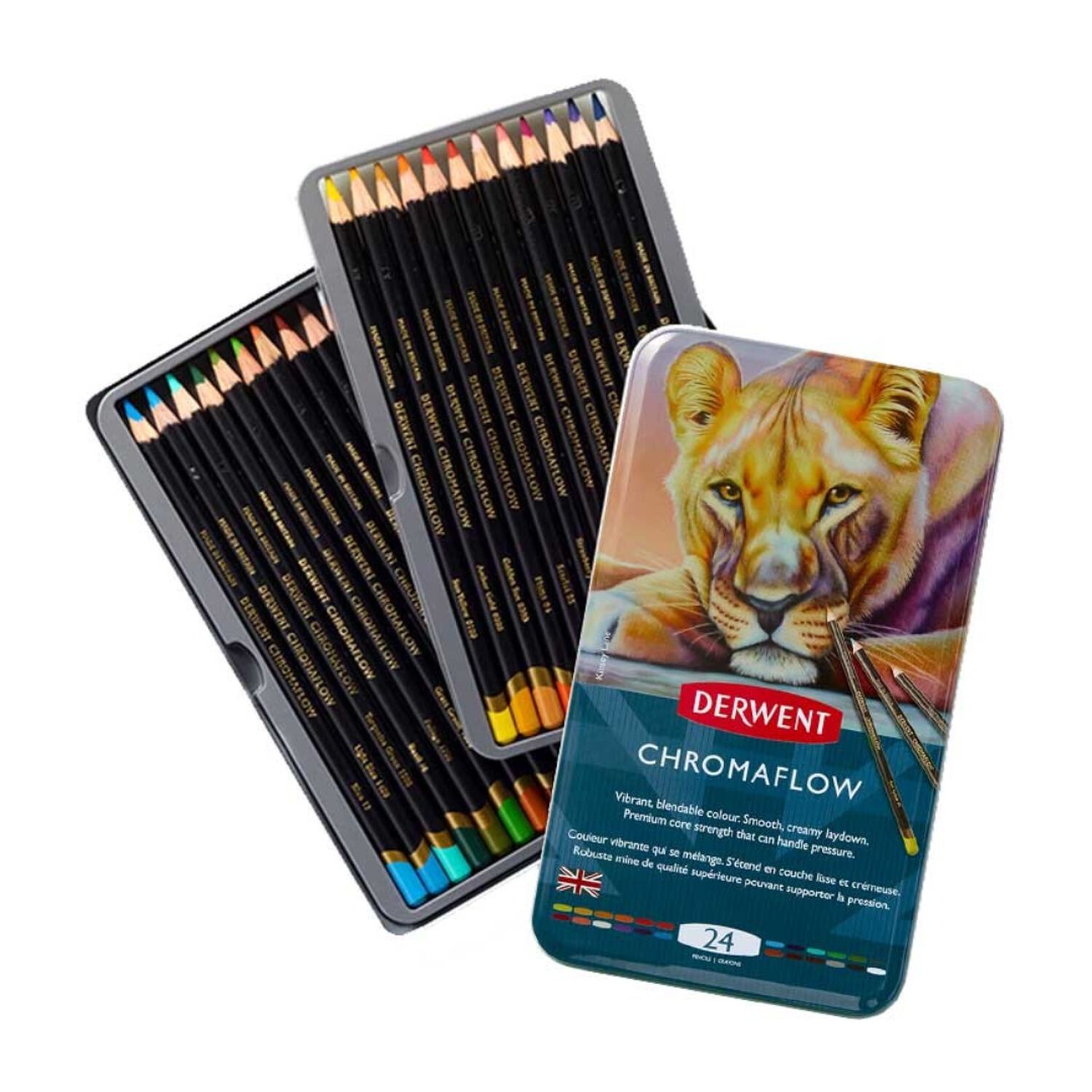 Derwent Lapiz Color Chromaflow 24 Colores image number 0.0