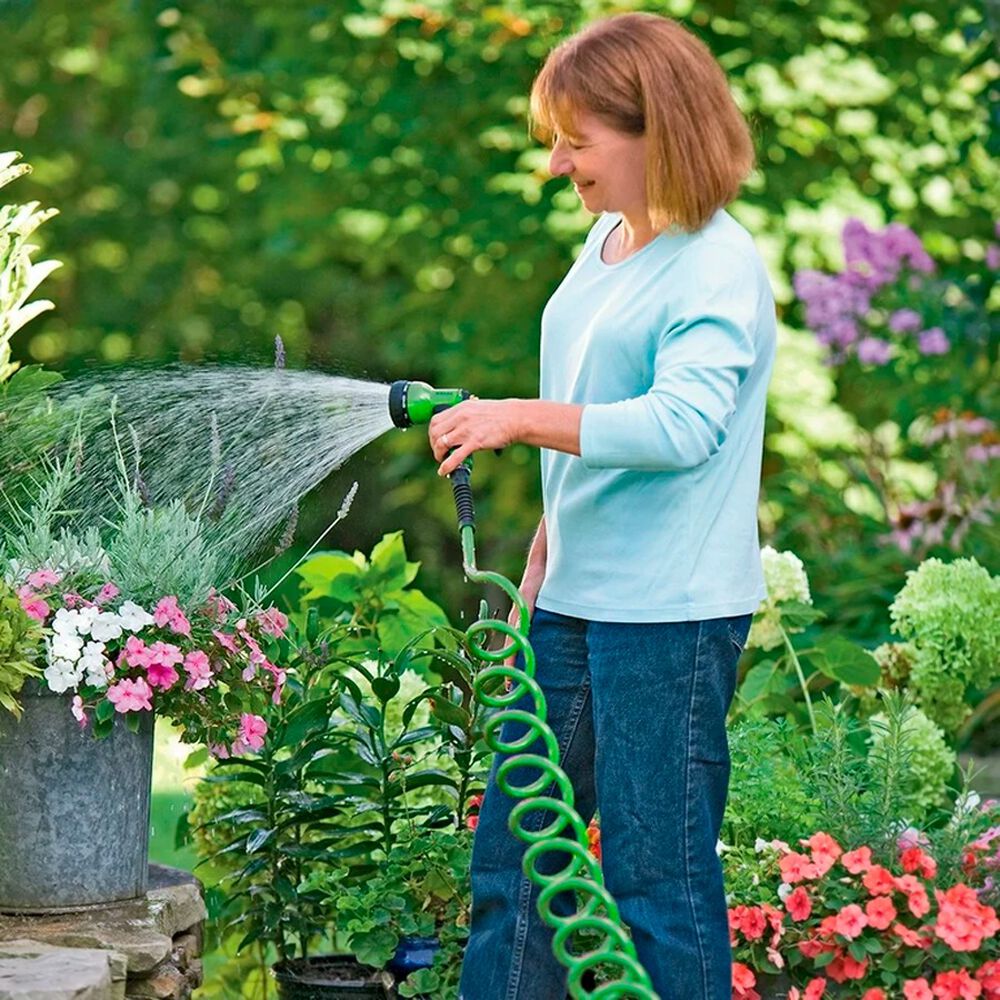 Manguera De Jardín Retráctil Resistente Versátil 7.5 Metros image number 1.0