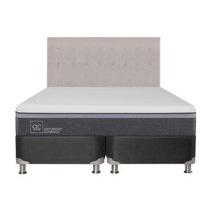 Box Spring Cic Ortopedic / King / Base Dividida + Respaldo