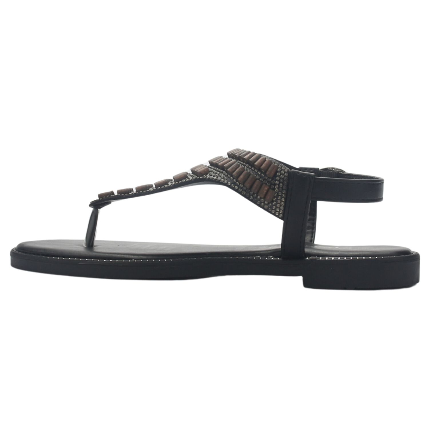 Sandalia Mujer Casual Negro Chalada Buckel-5 image number 1.0