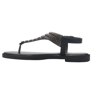 Sandalia Mujer Casual Negro Chalada Buckel-5