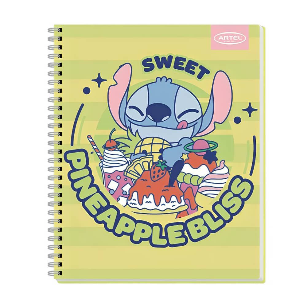 Pack 10pcs Cuadernos Univ 100hj Stitch Foodie Artel 0388 image number 3.0