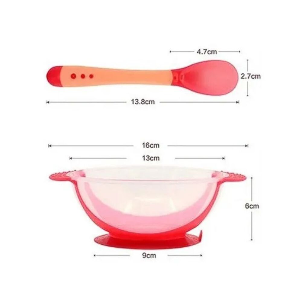 Plato Infantil Con Ventosa Soporte Para Comida De Bebés image number 1.0