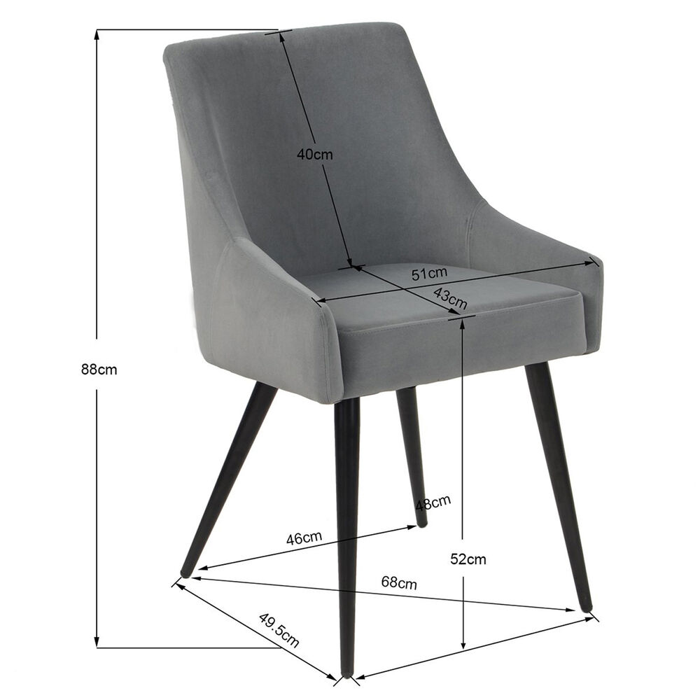 Pack 2 Sillas Comedor Jean Gris image number 2.0