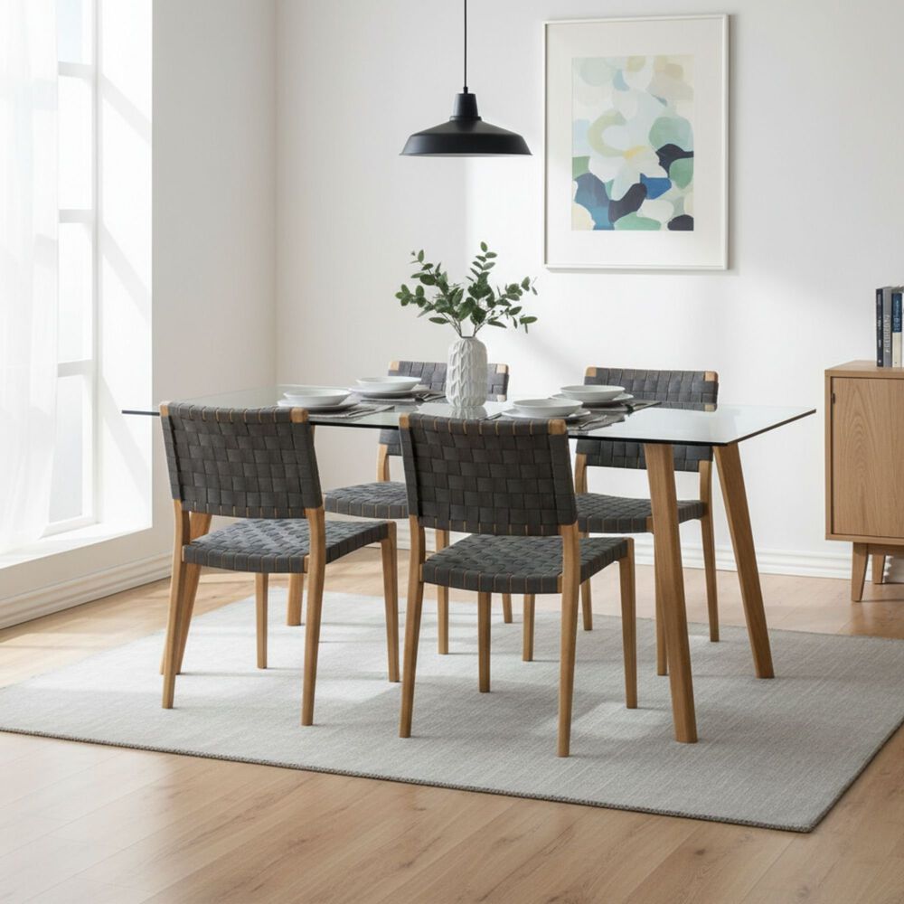 Mesa De Comedor Cristal 140x80cm image number 3.0