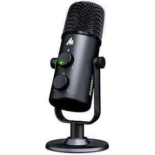 Micr&oacute;fono Condenser Usb Base Mesa Cuo Color Negro