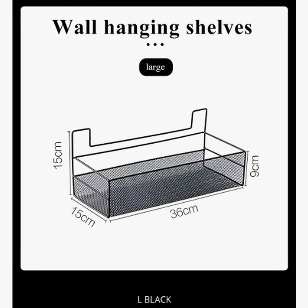 Pack 2 Organizador Repisa Multiuso Negro image number 3.0