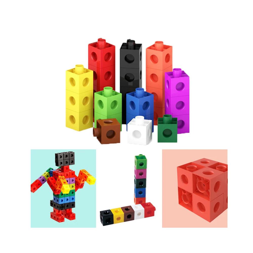 Pack 100 Cubos Lego Multiencaje Infantil image number 2.0