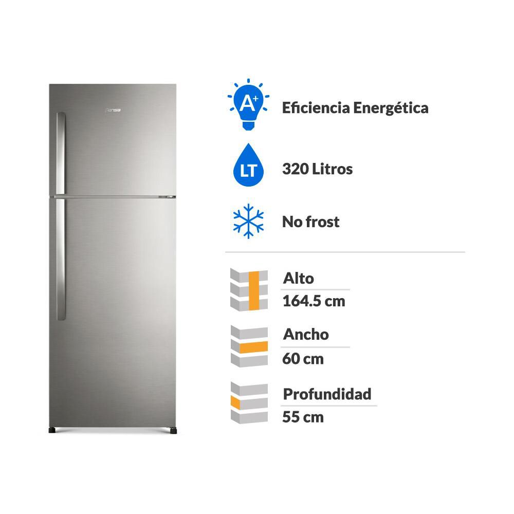 Refrigerador Top Freezer Fensa Advantage 5300 / No Frost / 320 Litros / A+ image number 1.0