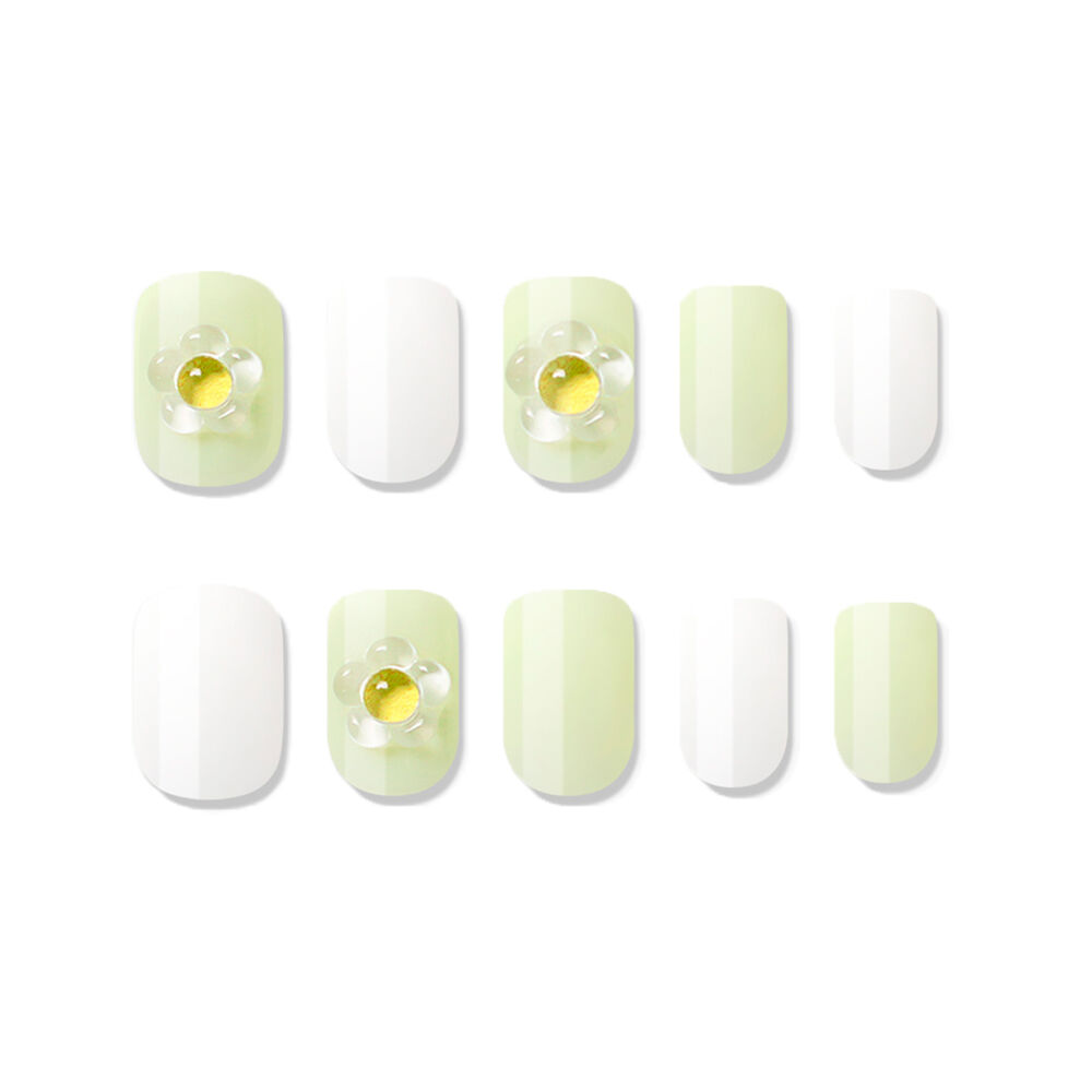 Muzmak - Uñas Press On Drop Flower Regular Square 36 U. image number 1.0
