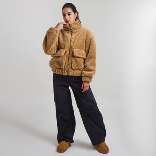 Chaqueta Chiporro Bolsillo Tapeta Cuello Alto Mujer Freedom
