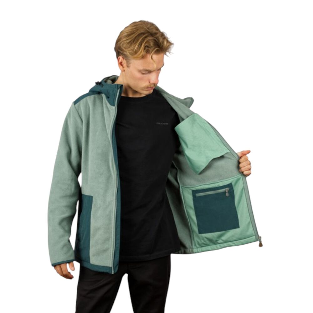 Chaqueta Polar Journey V2 Turquesa Hombre Falcone image number 1.0