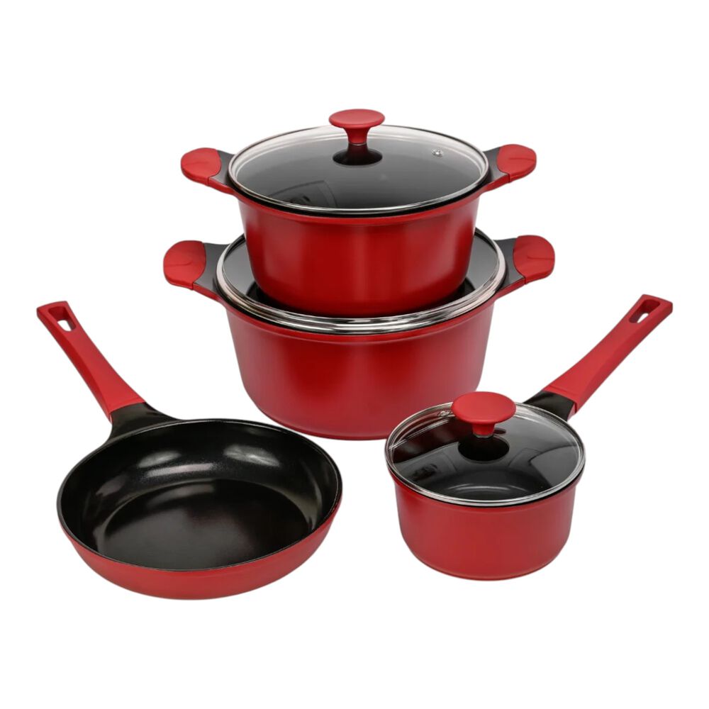 Pack Bater&iacute;a De Cocina Profesional Kw Berries 7 Piezas Aluminio Fundido image number 4.0