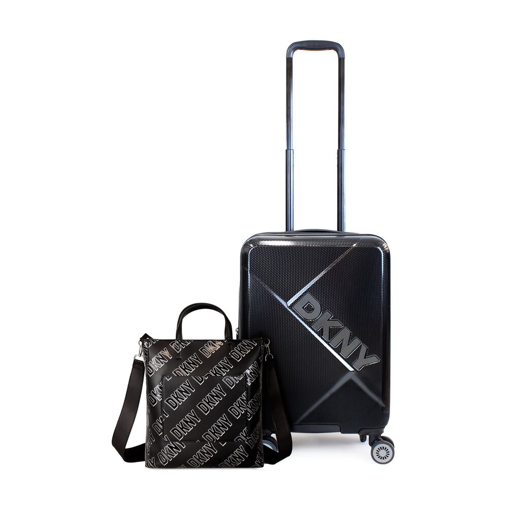 Pack Maleta Cabina Donna Karan Woman 10kg Negra + Bolso Tote Tilly Dkny image number 0.0