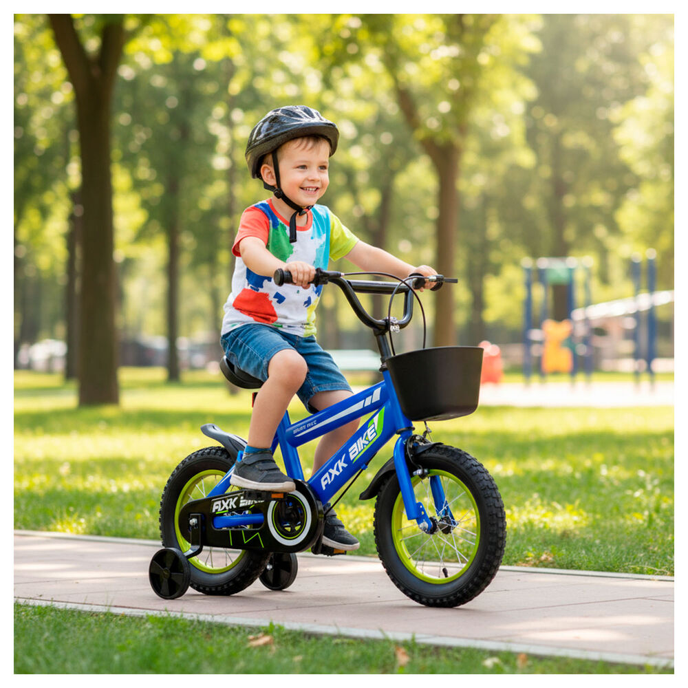 Bicicleta Aro 12 Infantil Con Ruedas De Apoyo Y Canasto image number 3.0