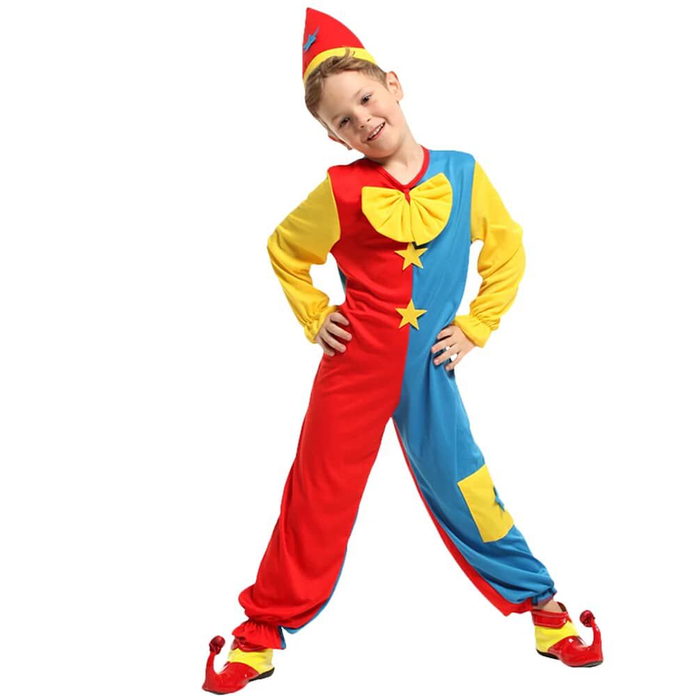Disfraz Cosplay Payaso Buf&oacute;n Ni&ntilde;o image number 0.0