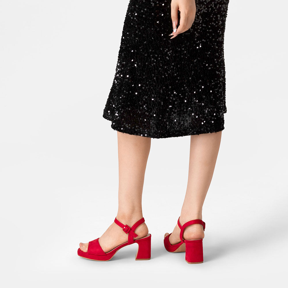 Sandalia De Vestir Fiesta Taco Medio Mujer Weide You238 image number 1.0