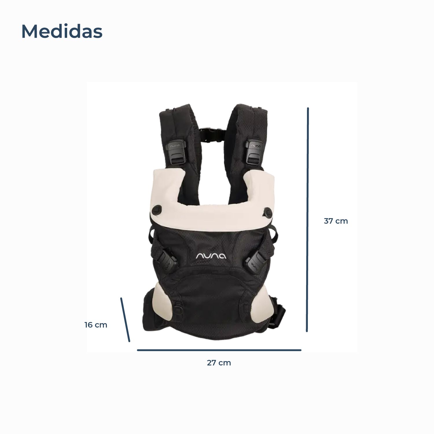 Porta Bebe Carrier Culd Click Caviar Nuna image number 10.0