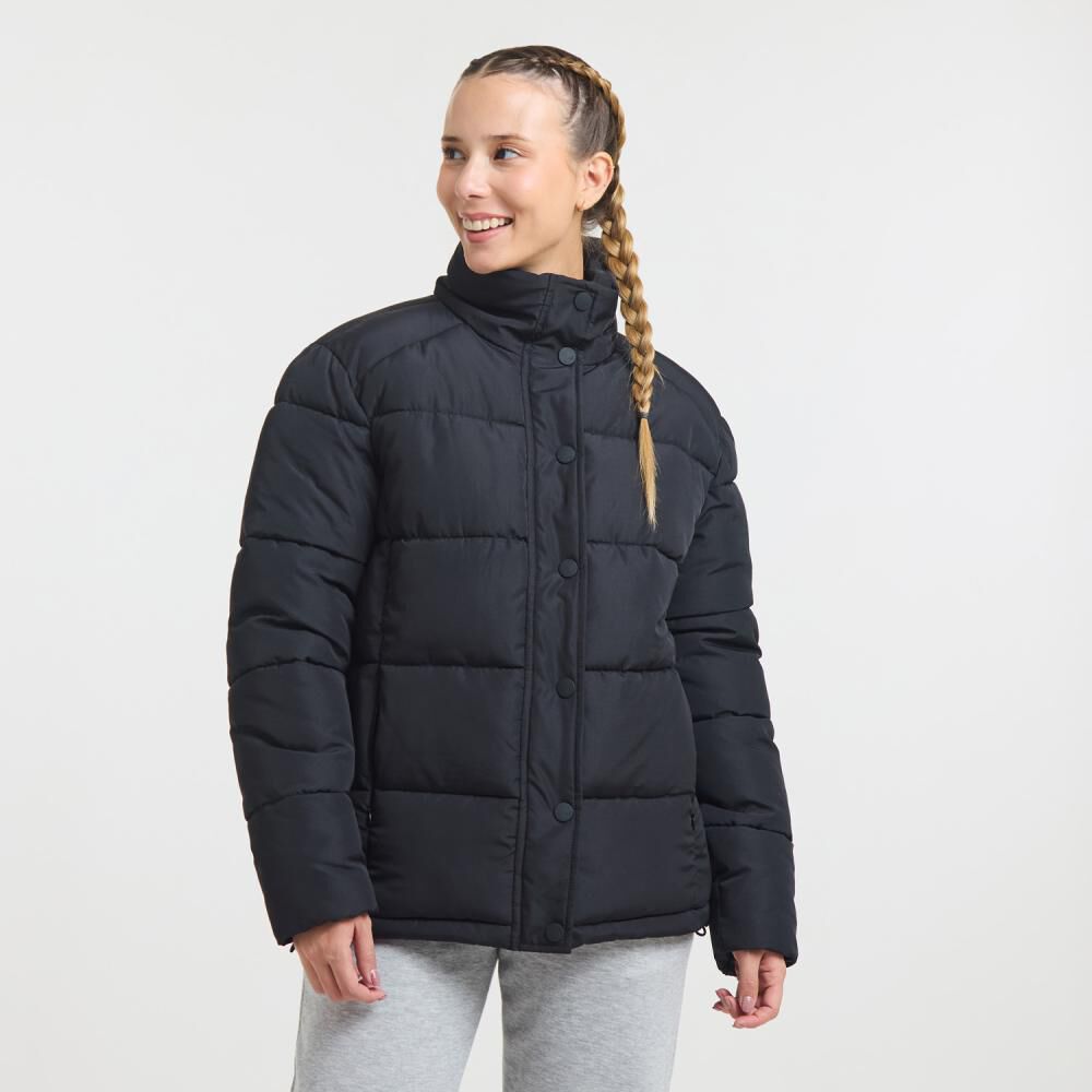 Parka Deportiva Lisa Regular Cuello Alto Mujer Wetland image number 0.0
