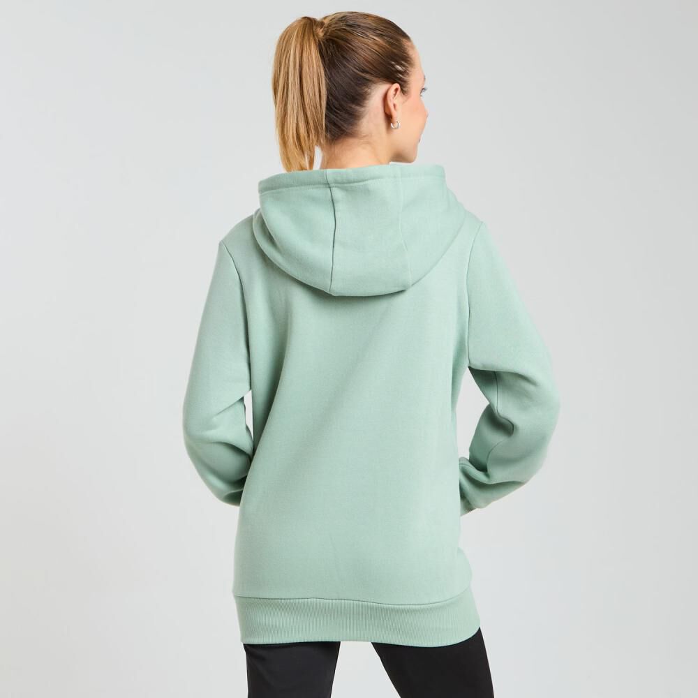 Polerón Deportivo Hoodie Cuello Alto Con Capucha Mujer Wetland image number 3.0