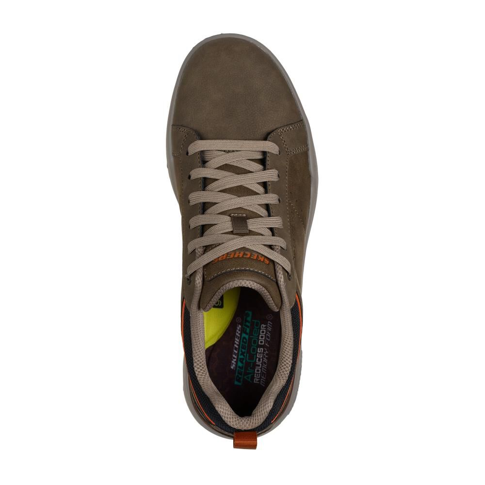 Zapatilla Urbana Hombre Skechers Corliss - Ricco Olv image number 1.0