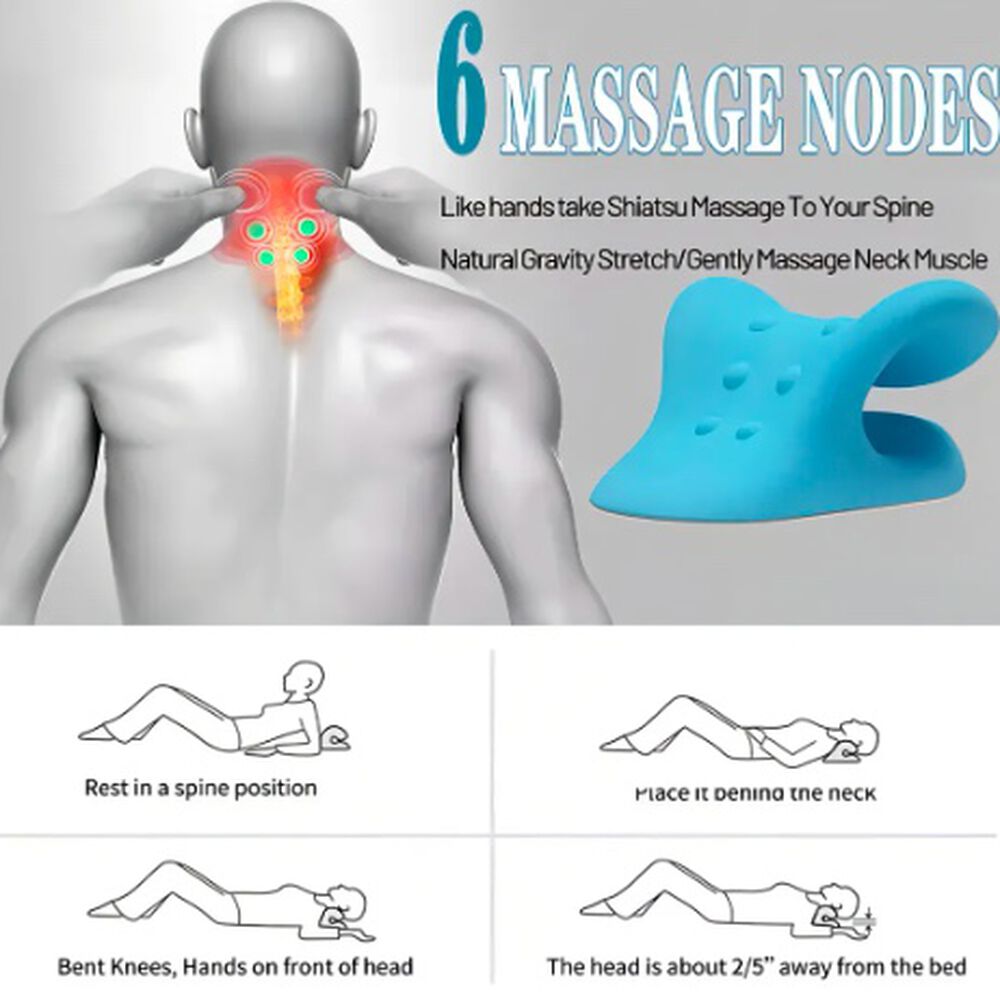 Almohada De Tracci&oacute;n Quiropr&aacute;ctica Cervical image number 1.0