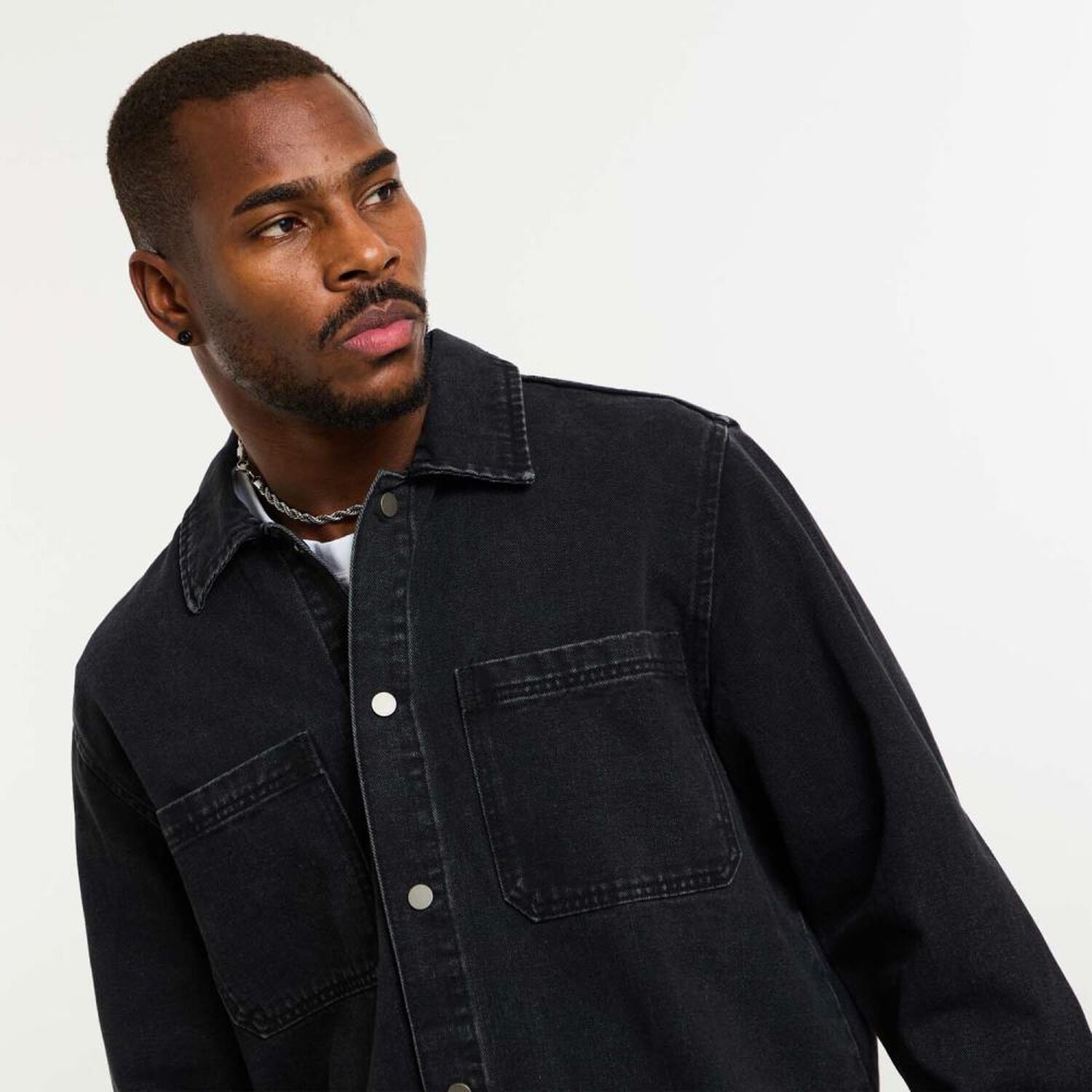 Chaqueta Denim Manga Larga Hombre Rolly Go image number 4.0