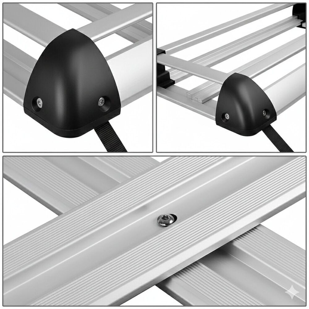 Parrilla Porta Equipaje Auto 140x90 Barras Met&aacute;licas image number 3.0