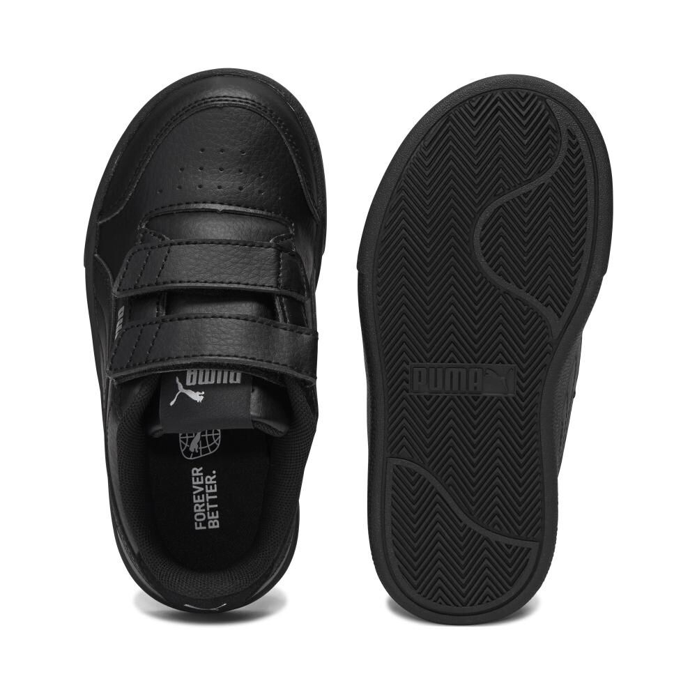 Zapatilla Escolar Unisex Puma Shuffle Negro image number 3.0