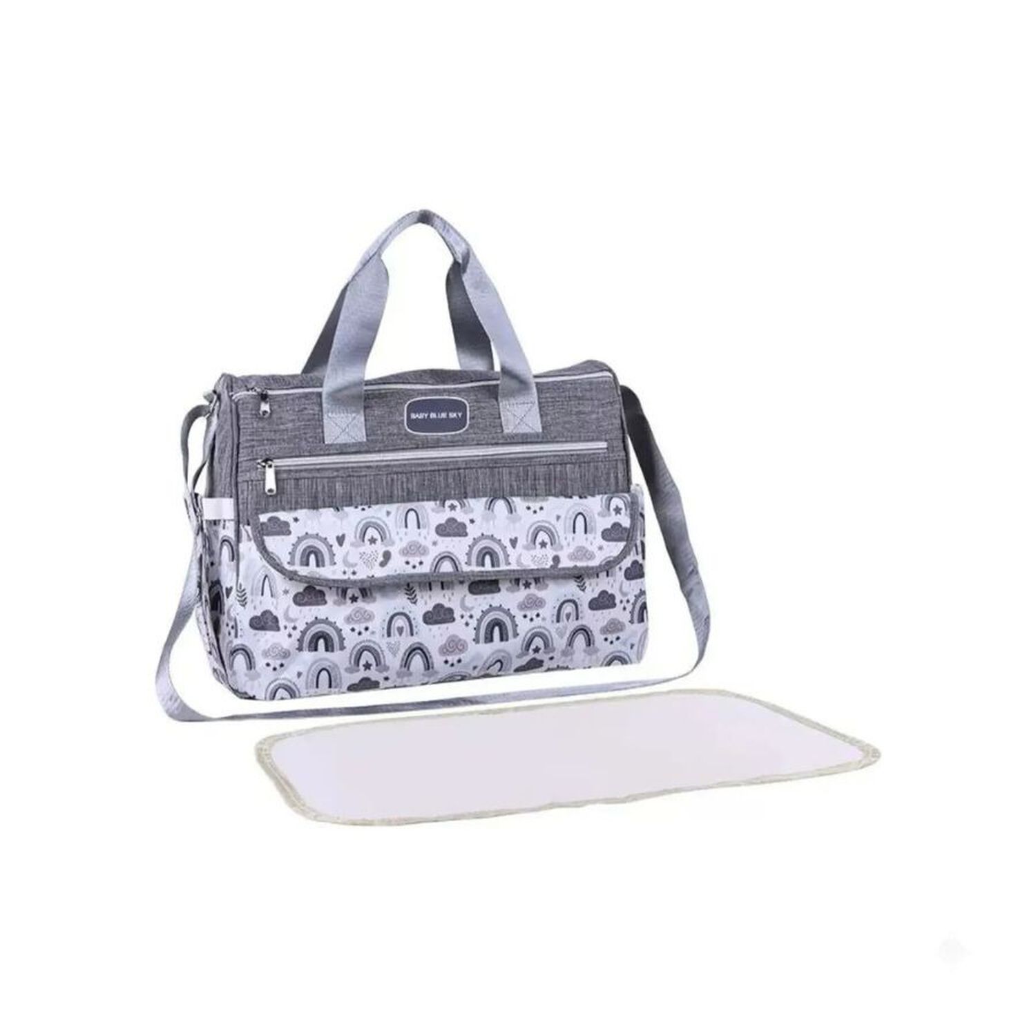 Pa&ntilde;alera Bolso Multifuncional Organizador Gris image number 0.0