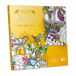 Libro Para Colorear Alimentos 48 Pag. Art & Craft