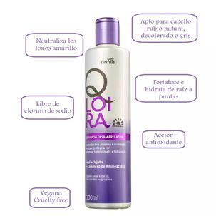 Shampoo Matizador Q Loira Con Aminoacidos 300ml Griffus