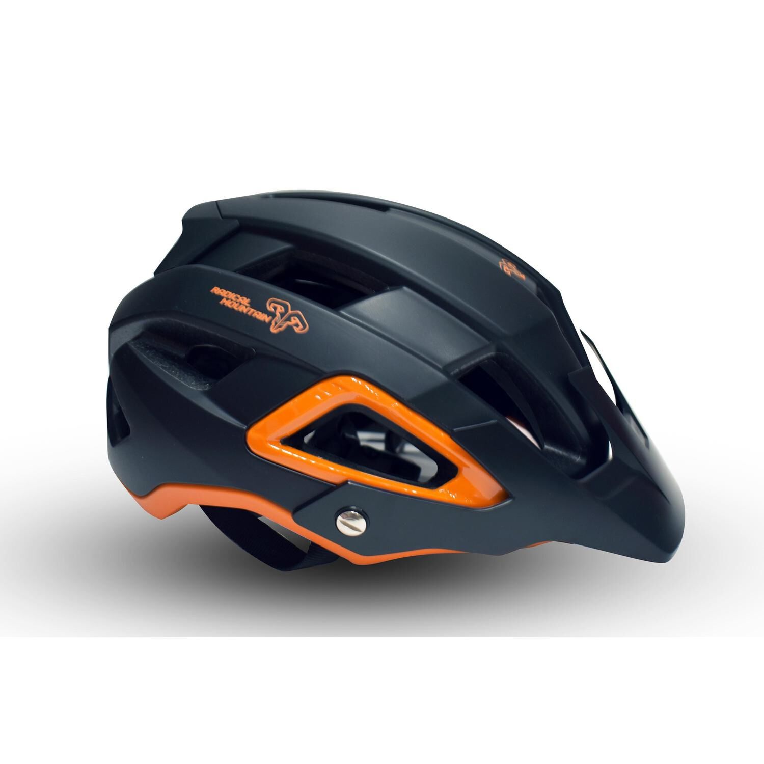Casco Radical Mountain Super Vent Negro Naranjo L 58-62cm image number 1.0