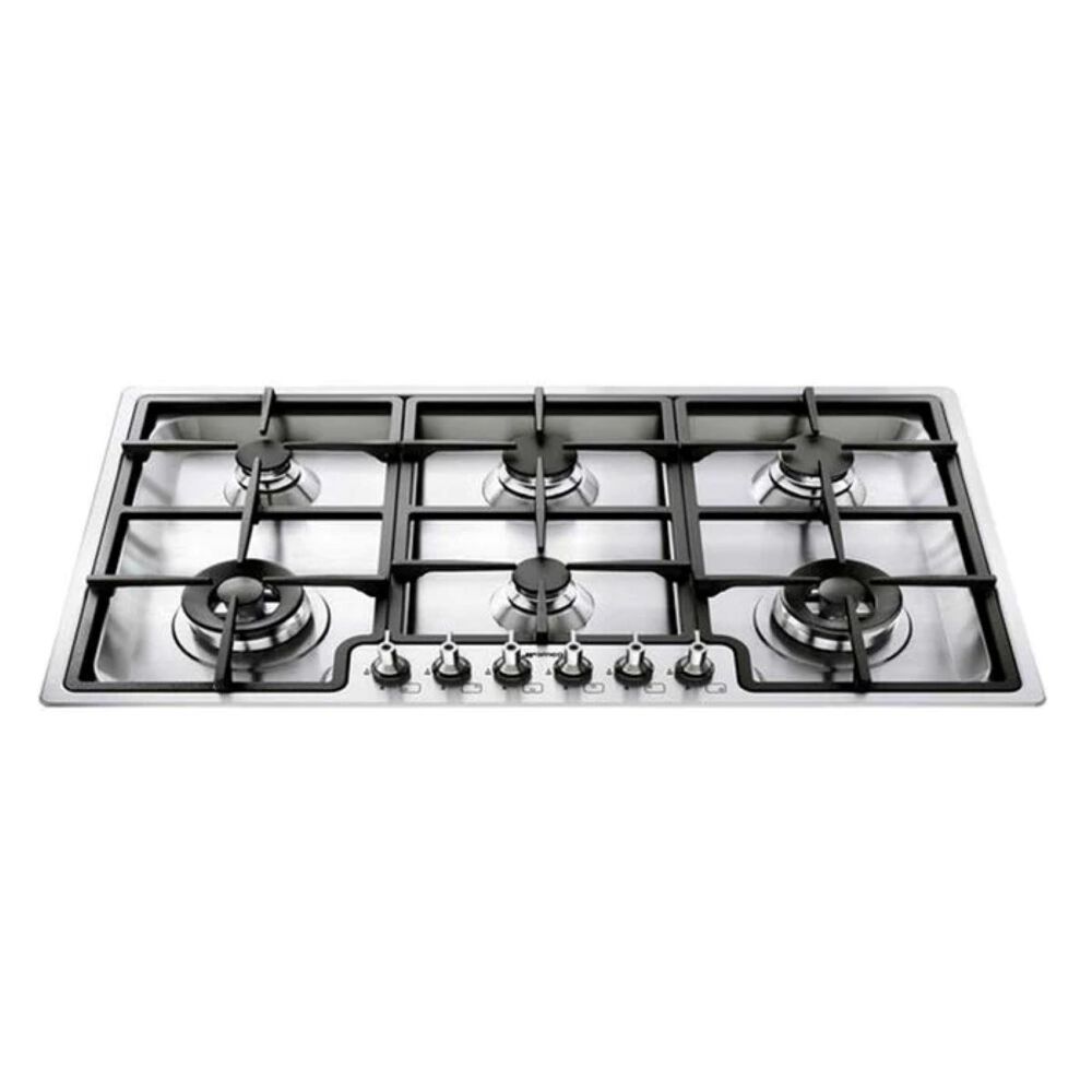 Encimera A Gas Clasica Pgf96 6 Quemadores 90 Cm Smeg image number 0.0