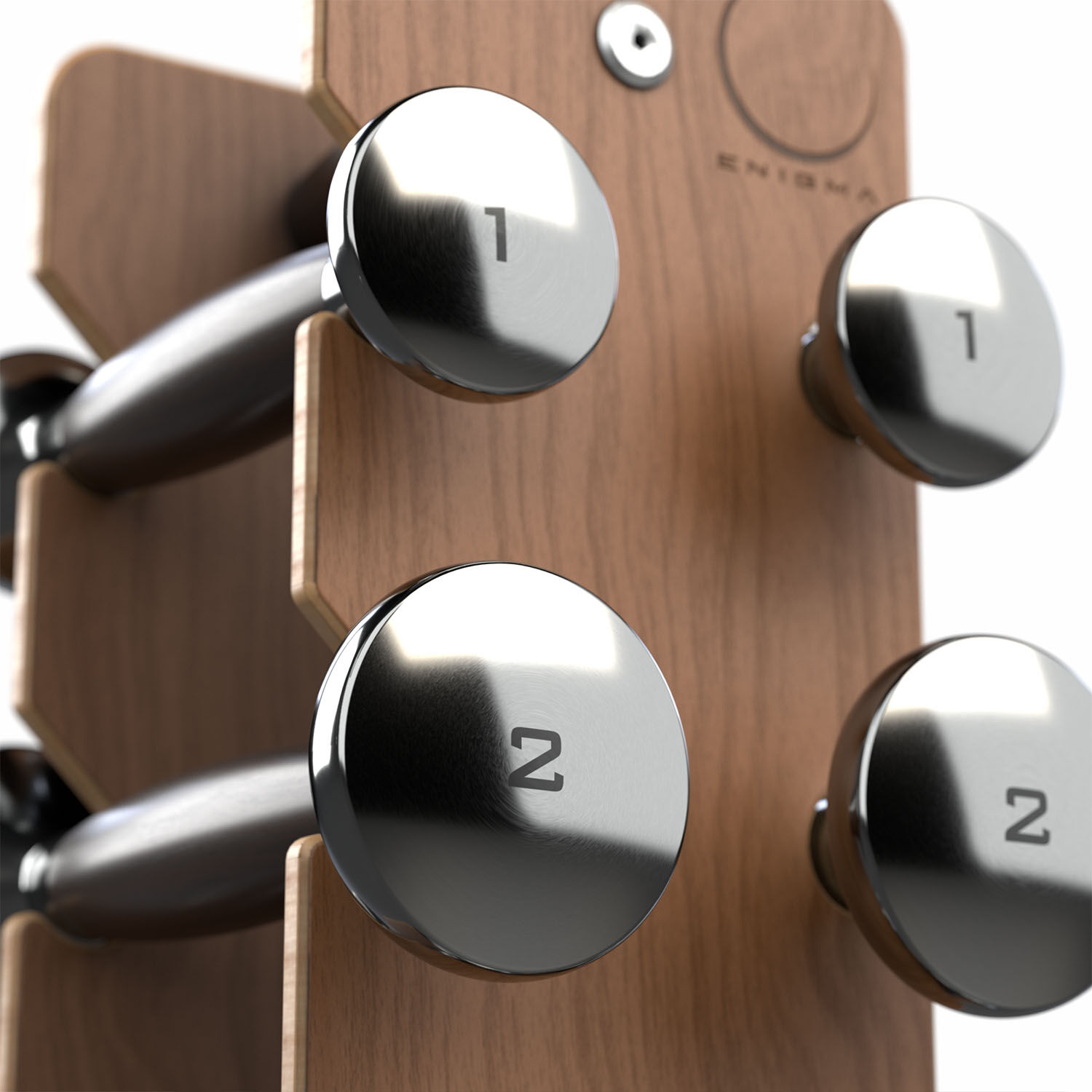 Rack De Madera Con Mancuernas Enigma Strength image number 3.0
