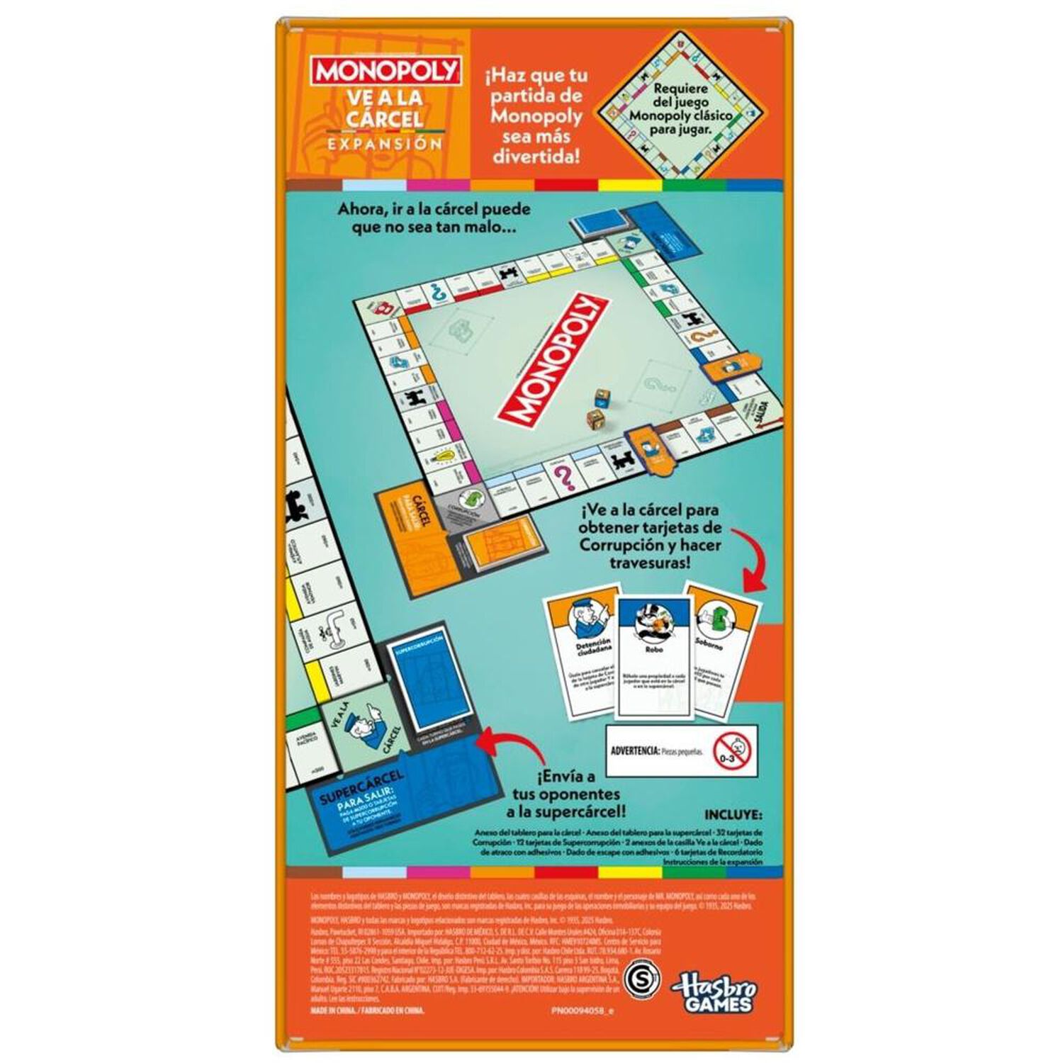 Juego De Mesa Monopoly Expansi&oacute;n Ve A La Carcel image number 5.0