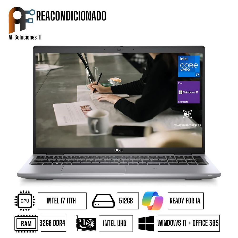 Notebook Dell Latitude 5520 (i7 11th - 32gb - 512gb) (win 11-office365) Openbox image number 0.0